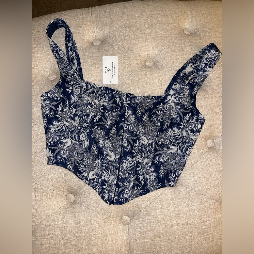 NEW CORSET TOP WITH TAG